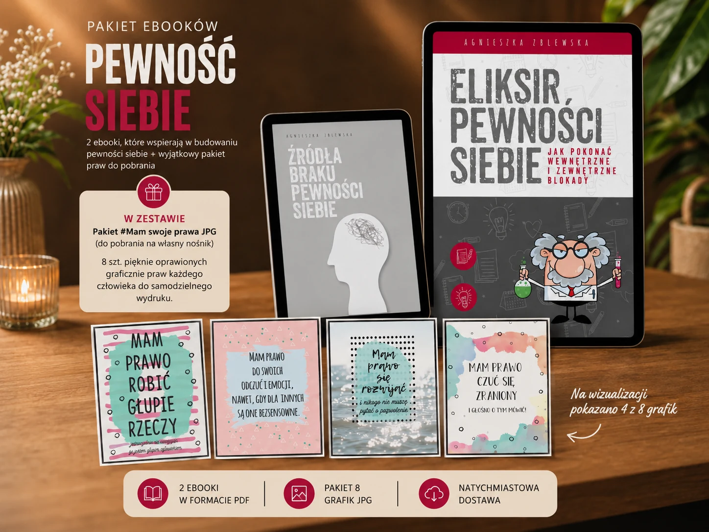 Pełen pewności siebie